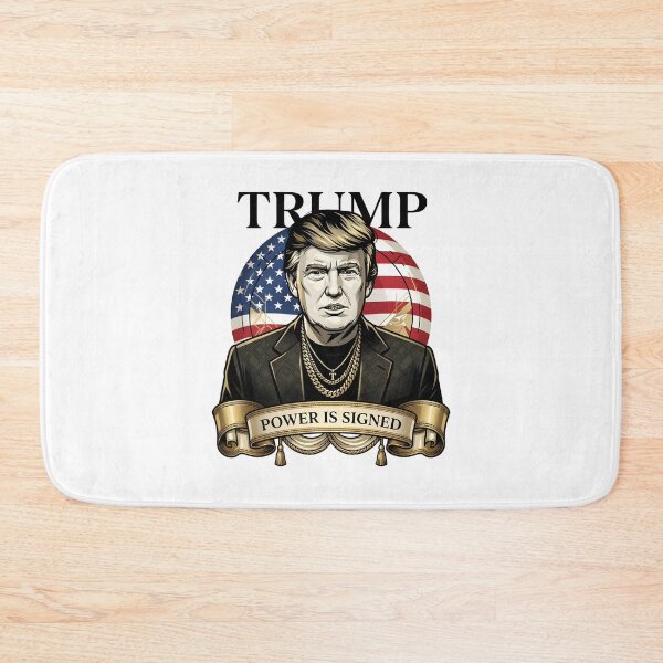 Item preview, Trump Signature Power Shirt – Luxury Gold Portrait Streetwear Tee US Dollar Theme designed and sold by relso.