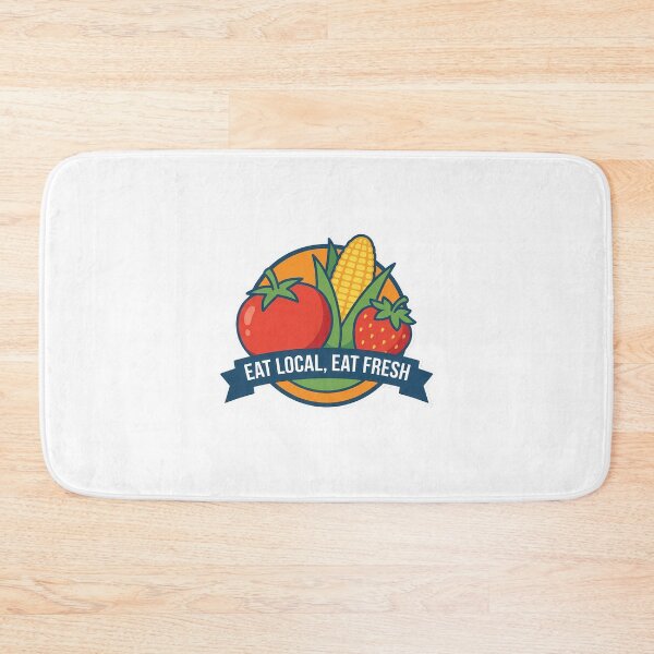 Item preview, Eat Local Eat Fresh Vibrant Produce designed and sold by chattsuede.