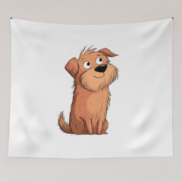 Item preview,  Cute Happy Dog designed and sold by Retro Whimsy.
