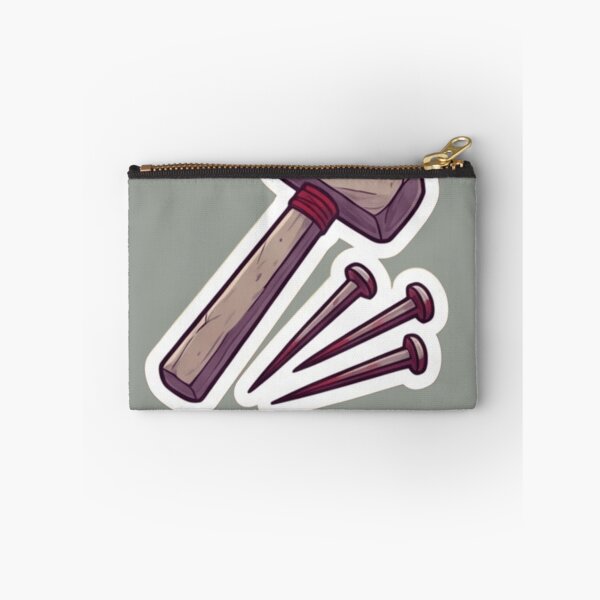 Item preview, Hammer and Nails "Nailforgiveness" Vinyl Sticker – Christian Lenten & Repentance Art designed and sold by ShoopingAn.