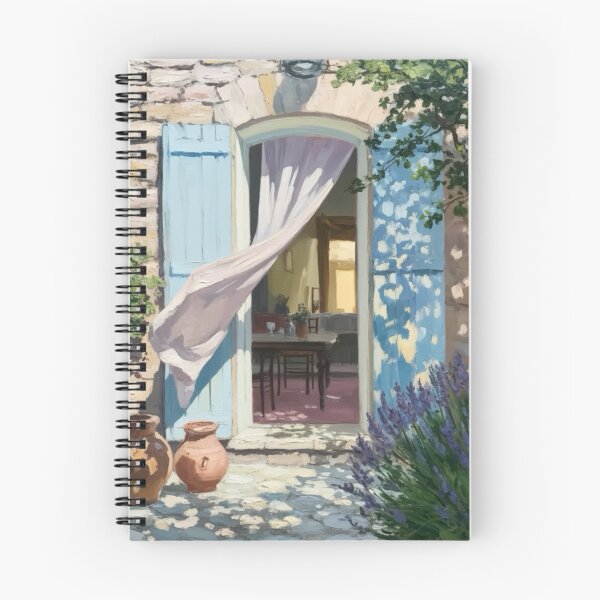 Item preview, Provence Doorway Scene | French Countryside Entrance with Lavender Painting designed and sold by CARRAANN.
