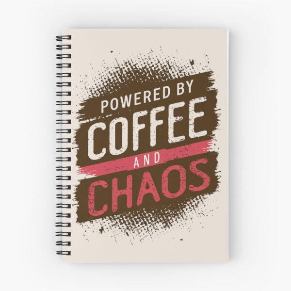 Item preview, Powered by Coffee and Chaos designed and sold by R-market.