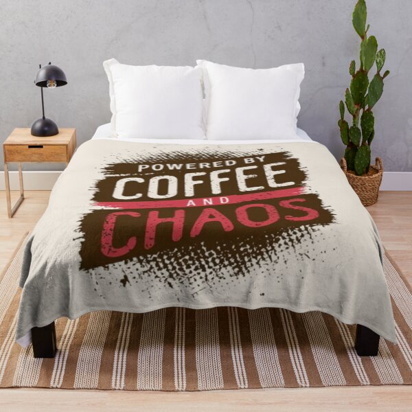 Item preview, Powered by Coffee and Chaos designed and sold by R-market.