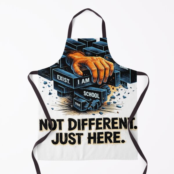 Item preview, Not Different Just Here – Viral Streetwear Graphic Tee, Bold Confidence Statement, Trending Urban Style Design designed and sold by EpicLuck.