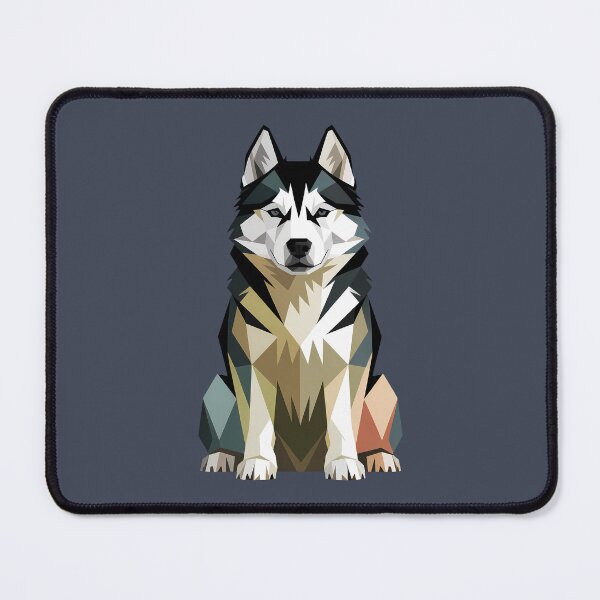Item preview, Siberian Husky Geometric Minimalist Dog Design designed and sold by MavtM.