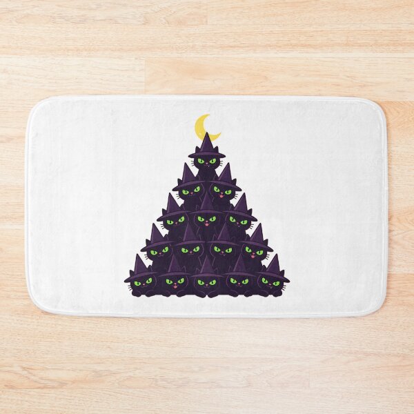 Item preview, Witch Hat Black Cat Pyramid Halloween Stack designed and sold by chattsuede.
