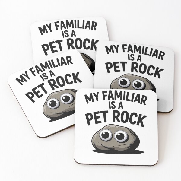 Item preview, My familiar is a pet rock designed and sold by AshenEclipse.