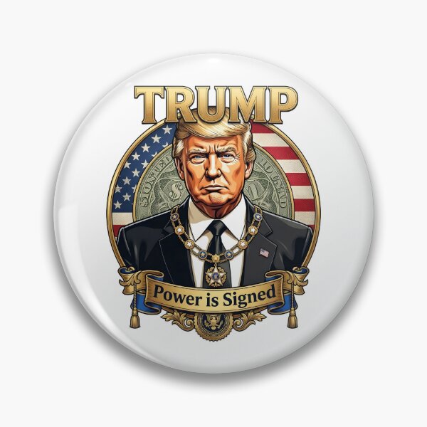 Item preview, Trump Signature Power Shirt – Luxury Gold Portrait Streetwear Tee US Dollar Theme designed and sold by relso.