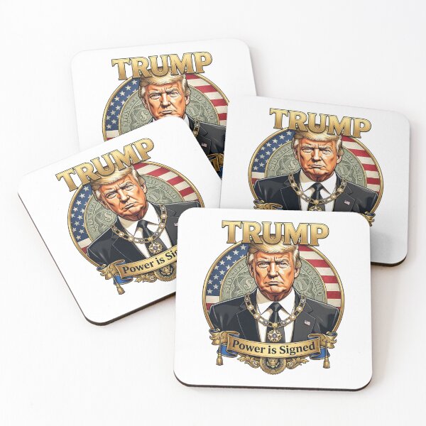 Item preview, Trump Signature Power Shirt – Luxury Gold Portrait Streetwear Tee US Dollar Theme designed and sold by relso.