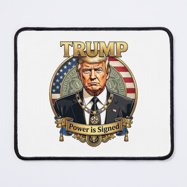 Item preview, Trump Signature Power Shirt – Luxury Gold Portrait Streetwear Tee US Dollar Theme designed and sold by relso.