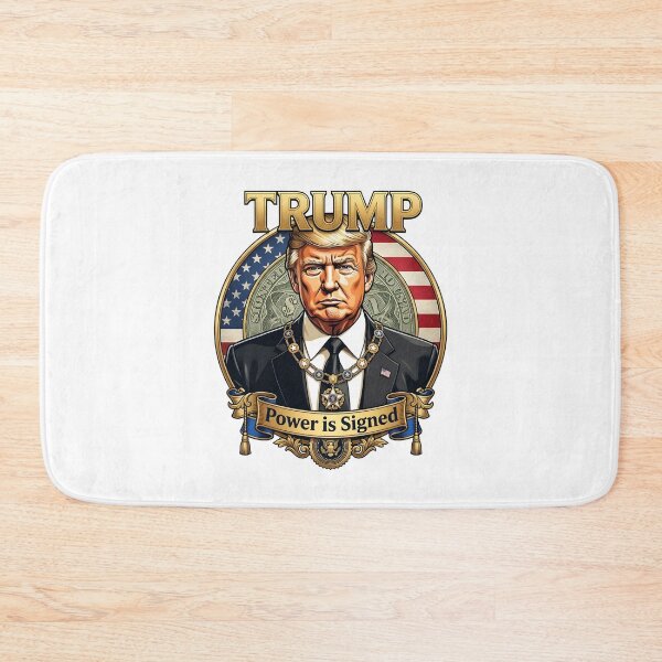 Item preview, Trump Signature Power Shirt – Luxury Gold Portrait Streetwear Tee US Dollar Theme designed and sold by relso.