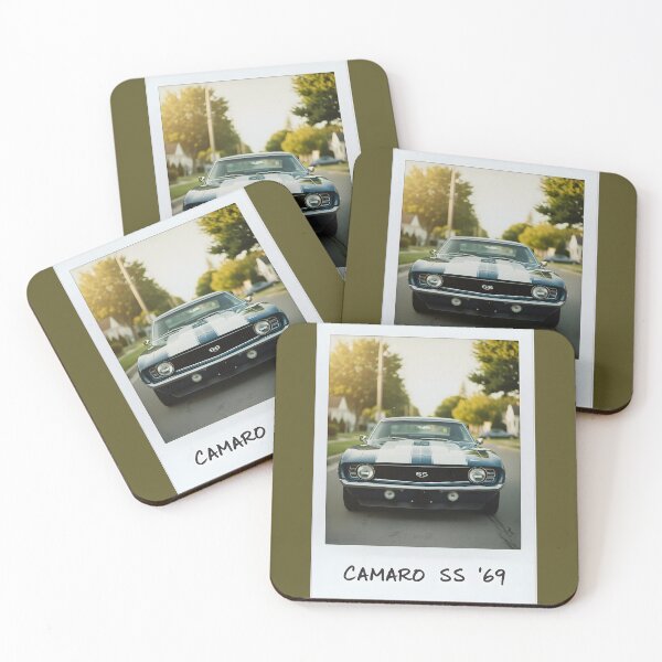 Item preview, Chevrolet Camaro SS 1969 Classic Muscle Car  Style Minimalist Poster designed and sold by Motorline44.