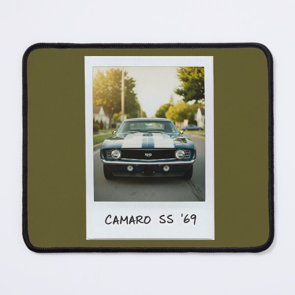 Item preview, Chevrolet Camaro SS 1969 Classic Muscle Car Style Minimalist Poster designed and sold by Motorline44.