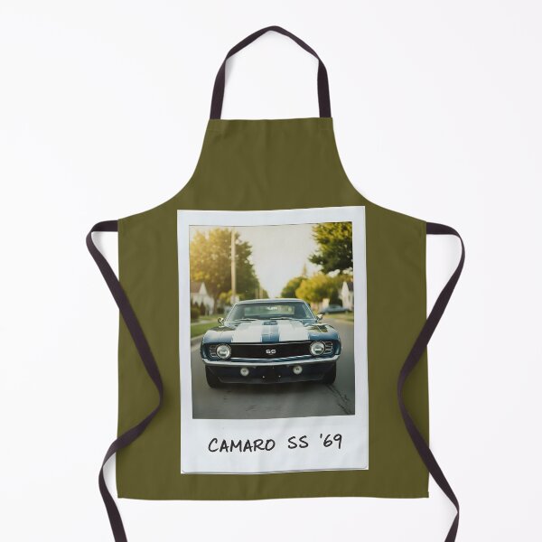 Item preview, Chevrolet Camaro SS 1969 Classic Muscle Car Style Minimalist Poster designed and sold by Motorline44.