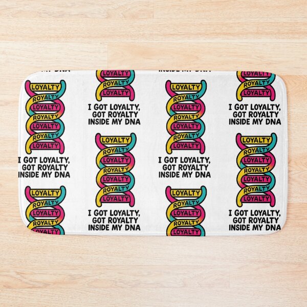 Item preview, DNA Double Helix – Loyalty & Royalty Code | Kendrick Lamar Inspired Rap Art | Colorful Genetic Street Design designed and sold by Donsean22.