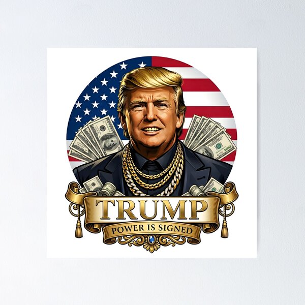 Item preview, Trump Gold Signature Era Shirt – Premium American Currency Inspired Streetwear designed and sold by relso.