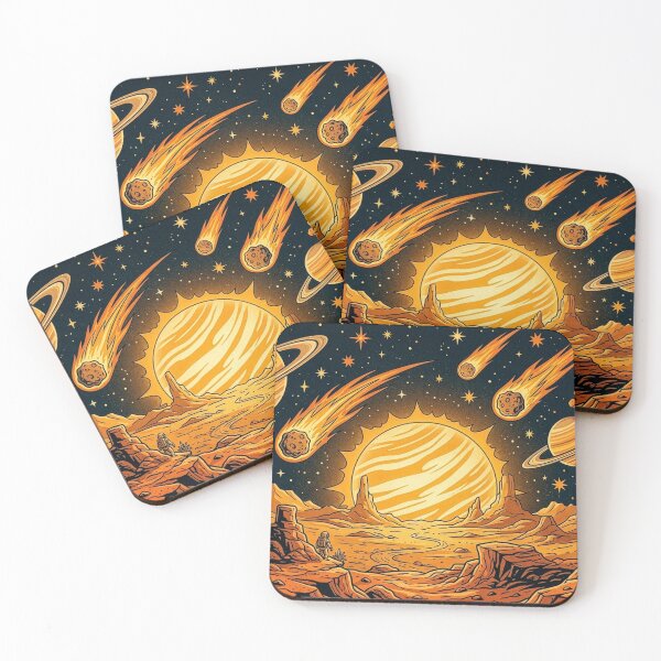 Item preview, Vintage Sci-Fi Desert Planet Exploration designed and sold by Kate1art.