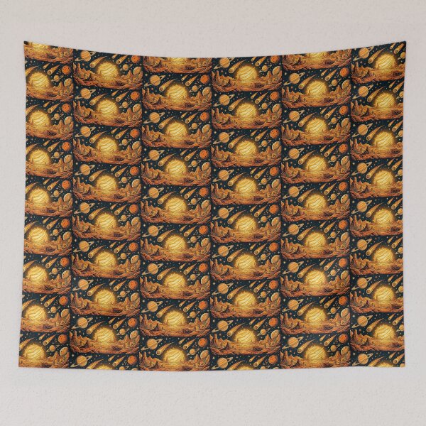 Item preview, Vintage Sci-Fi Desert Planet Exploration designed and sold by Kate1art.