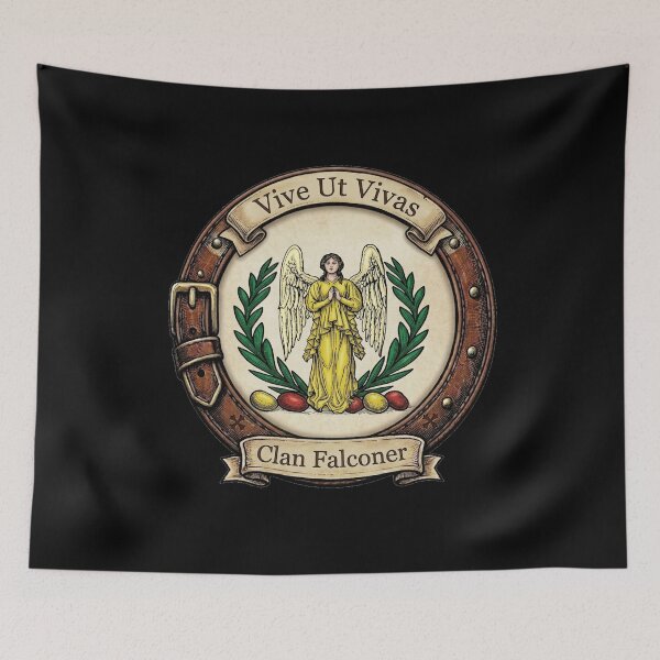 Item preview, Clan Falconer Crest designed and sold by BagTown Clans.