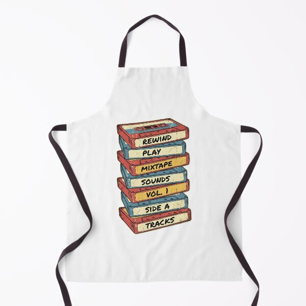 Item preview, Retro 90s Cassette Tape Stack Vintage Mixtape Culture designed and sold by chattsuede.