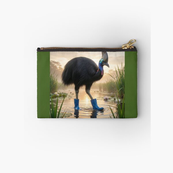 Item preview, Cassowary Wades in Rain Boots designed and sold by Tridentulus.