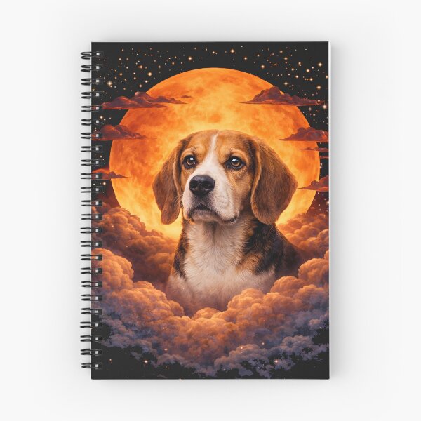 Item preview, Beagle Moon Art – Beagle Memorial Art Dog Lover Gift designed and sold by PixelsPaws.