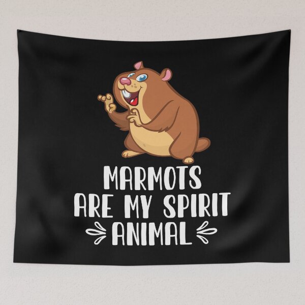 Item preview, Marmots Are My Spirit Animal designed and sold by GabbyKash.