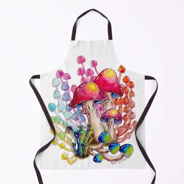 Item preview, Watercolor Rainbow Mushroom Art designed and sold by ThaisMelo.