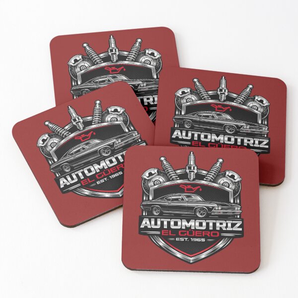 Item preview, Insignia de coche clásico vintage – Emblema de garaje retro Muscle de Automotriz El Güero 1965 designed and sold by Retro Arabica.