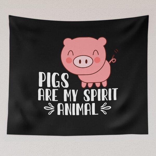 Item preview, Pigs Are My Spirit Animal designed and sold by GabbyKash.
