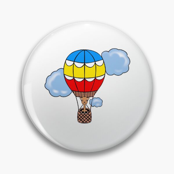 Item preview, Giraffe Hot Air Balloon  designed and sold by Sartoris Art.
