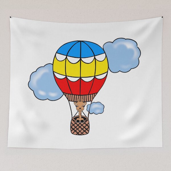 Item preview, Giraffe Hot Air Balloon  designed and sold by Sartoris Art.