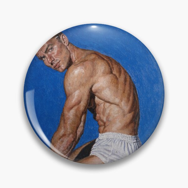 Item preview, Crouching Power: Strength, Focus, and Unfiltered Masculinity designed and sold by gayishdesign.
