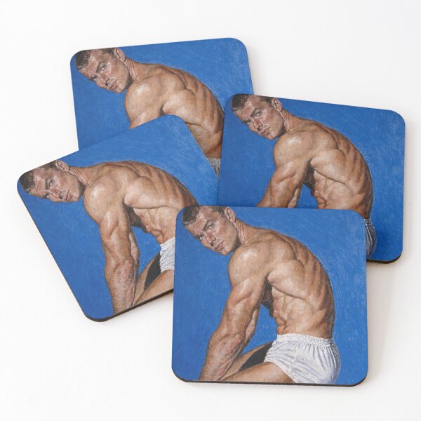 Item preview, Crouching Power: Strength, Focus, and Unfiltered Masculinity designed and sold by gayishdesign.