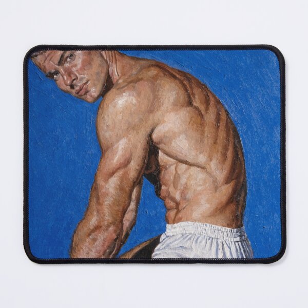 Item preview, Crouching Power: Strength, Focus, and Unfiltered Masculinity designed and sold by gayishdesign.