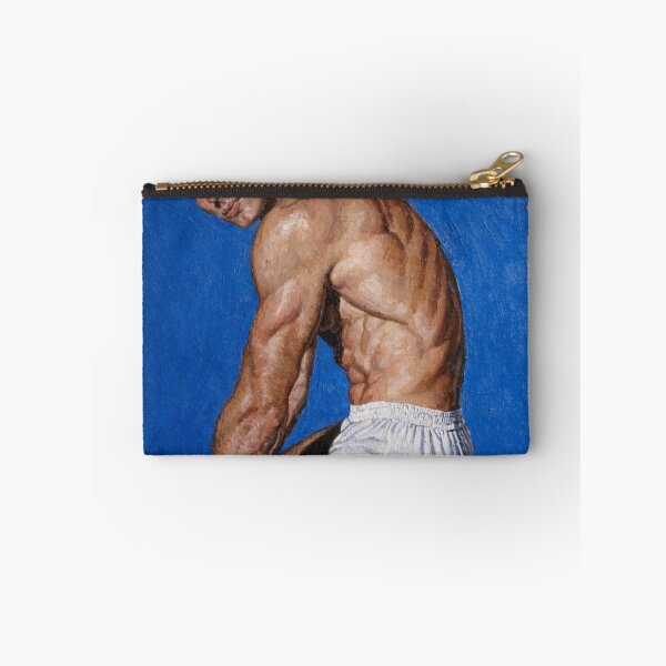 Item preview, Crouching Power: Strength, Focus, and Unfiltered Masculinity designed and sold by gayishdesign.