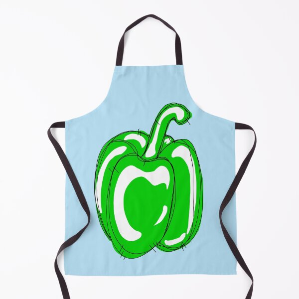 Item preview, Bell Pepper With blue background designed and sold by missmann.