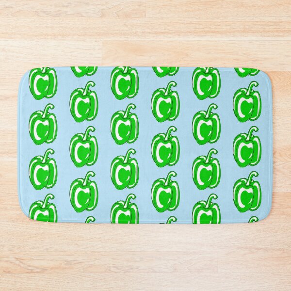 Item preview, Bell Pepper With blue background  designed and sold by missmann.