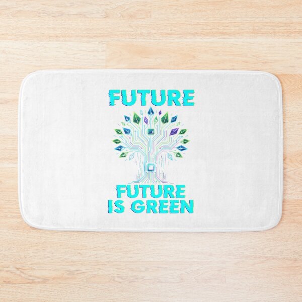 Item preview, Future Is Green Tech Tree Glitch Digital Art designed and sold by chattsuede.