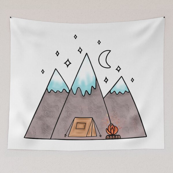 Item preview, Outdoors Camping Life Under The Stars designed and sold by Sartoris Art.