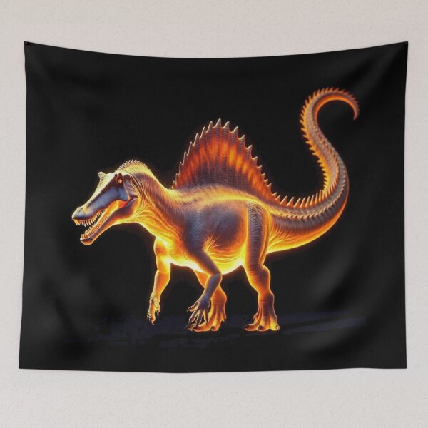 Item preview, Glowing Spinosaurus Mystical Night Dinosaur Design designed and sold by Syrupulse.