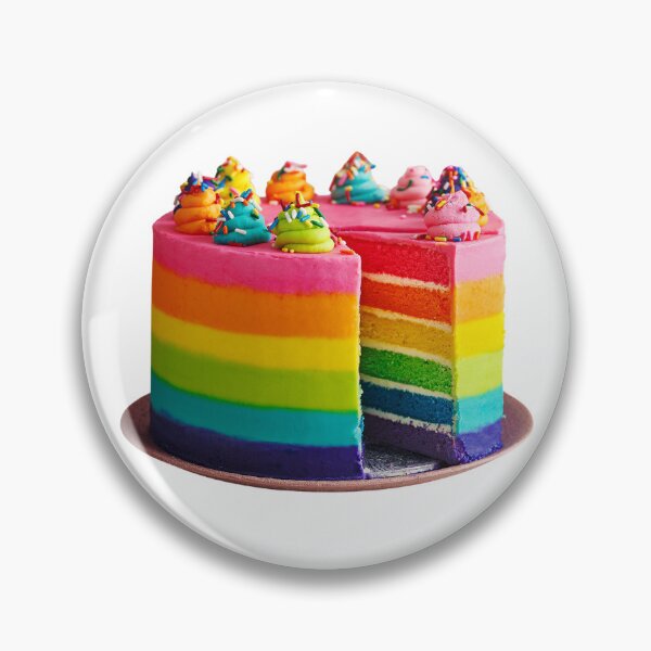 Item preview, Rainbow Cake Sticker Pack designed and sold by AnimaliaStar.