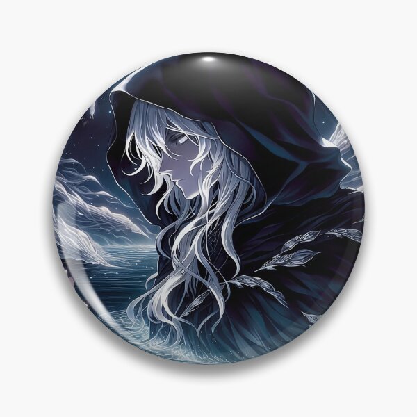 Item preview, Soul Ferryman: Mystical Hooded Anime Figure Guiding Ethereal Spirits by the Dark River designed and sold by MouradStudio.