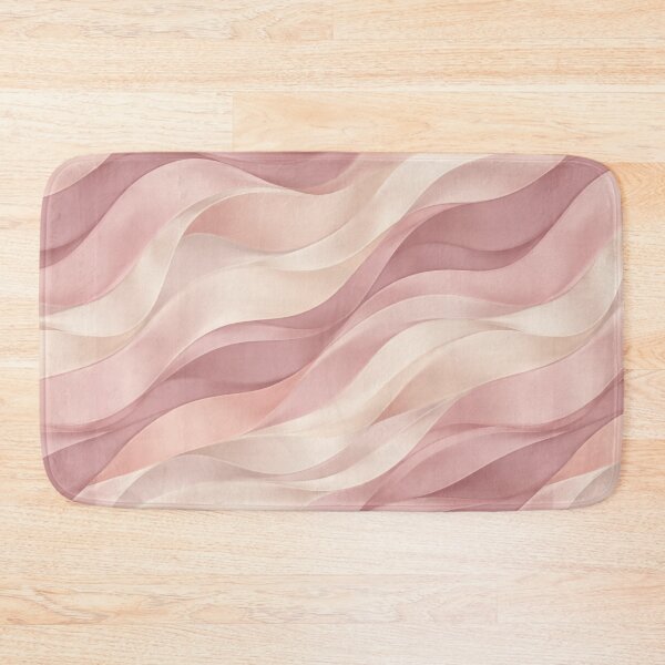 Item preview, Soft Blush Ribbon Wave designed and sold by Forged in the Warp.