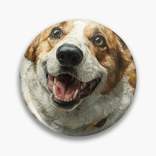 Item preview, Joyful Smiling Corgi in Autumn Leaves designed and sold by EK-World.
