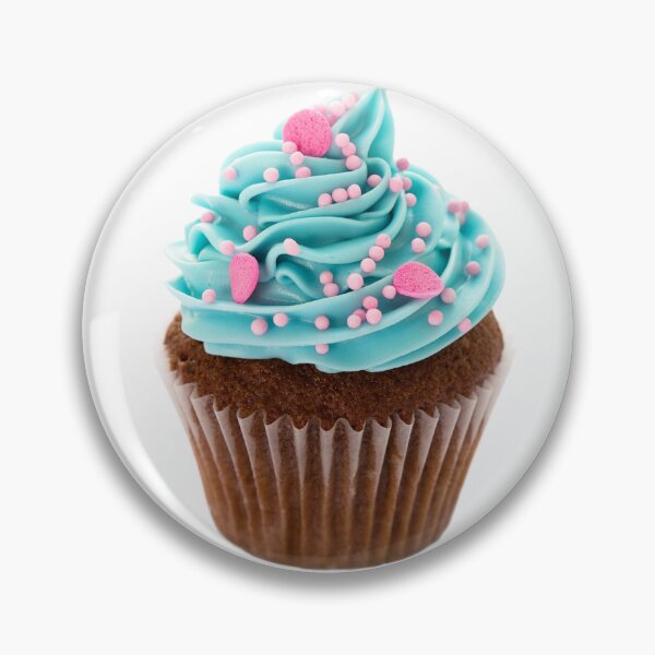 Item preview, Blue Frosted Cupcakes with Heart Sprinkles Sticker Pack designed and sold by AnimaliaStar.