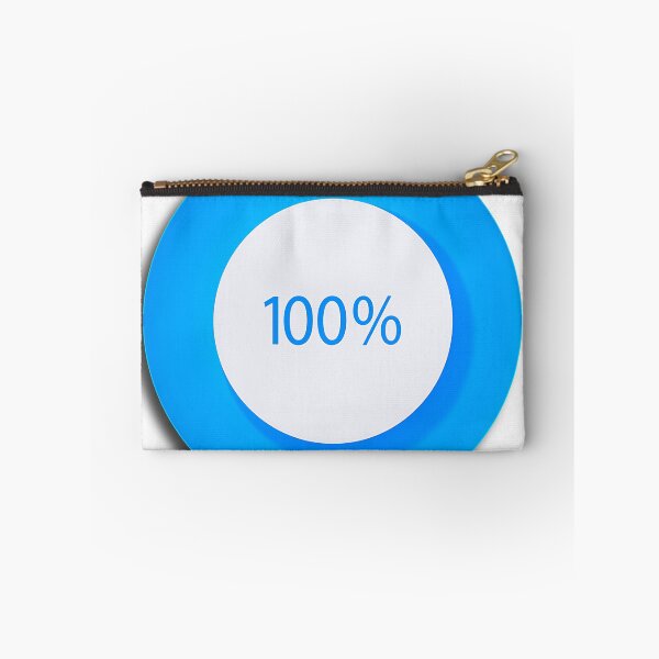 Item preview, Blue 100 Percent Completion Progress Icon designed and sold by Creatby7030.