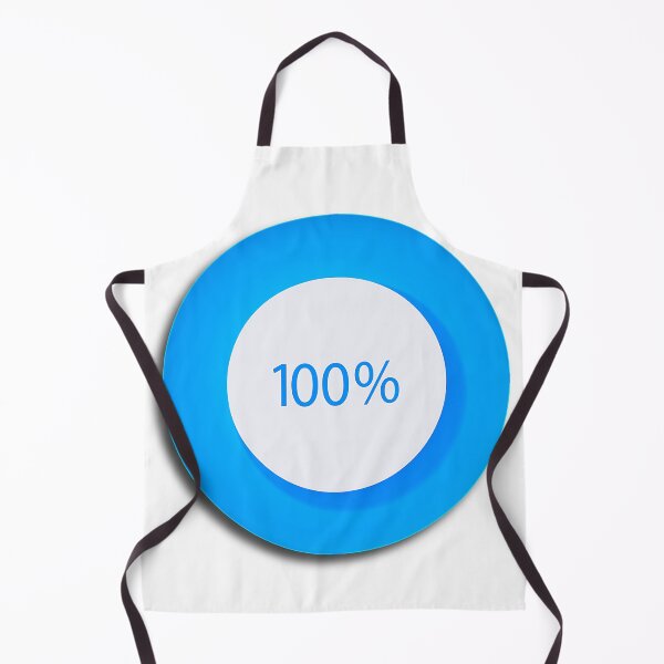 Item preview, Blue 100 Percent Completion Progress Icon designed and sold by Creatby7030.