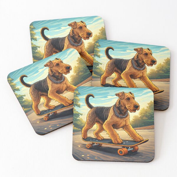 Aperçu de l'œuvre Airedale Terrier créée et vendue par VelvetRoom.
