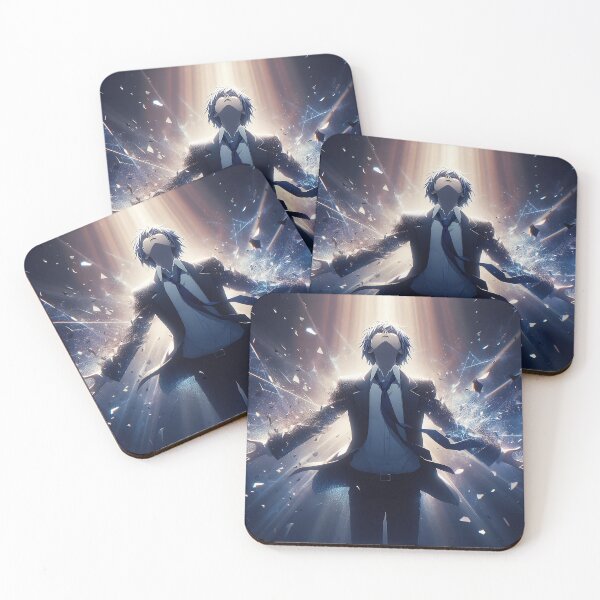 Item preview, Ascending Soul: Ethereal Anime Boy Transcending into Shards of Brilliant Light designed and sold by MouradStudio.